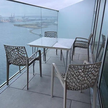 26-etage Med Utrolig Havudsigt Appartamento Århus
