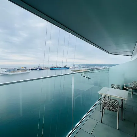 26-etage Med Utrolig Havudsigt * Århus
